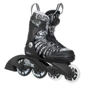 K2 SK8 Hero X Boa Adjustable Inline Skates - Youth Size US 4-8 (Hi-Lo Setup)
